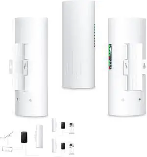 Point to Multipoint Outdoor Starlink Internet Long Range Wireless Bridge for Starlink Gen 3 Router, Starlink WiFi Extender, IP65 Waterproof, 5.8GHz 100Mbps 3 KM with 16dBi High Gain Antenna(3Pack)