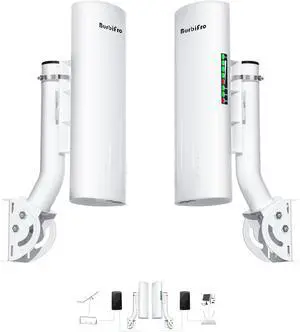 Point to Point Internet Long Range Transmission with Bracket Mount for Starlink Gen 3 Router, Starlink WiFi/Signal Extender, 5.8GHz 3KM 1000Mbps, 18dBi High Gain Antenna, 2 Pack