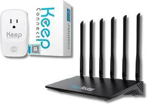 Uptime Essentials  Self-Healing Always Router + Smart Wi-Fi Reset Device Combo
