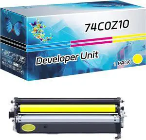 74C0Z10 Developer Unit Compatible for Lexmark C4150 CS720de CS720dte CS725de CS725dte CX725de CX725dhe CX725dthe Printers (1 Pack Yellow)