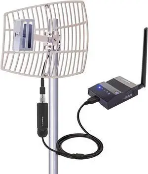 C. Crane CC Vector Extended Long Range WiFi Receiver System - Works with All Devices - Receives Distant WiFi and Repeats to All WiFi Devices in a New Location 2.4GHz