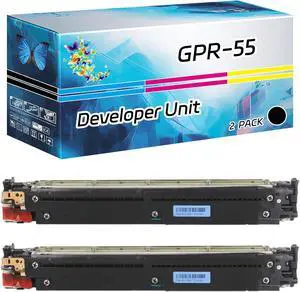 GPR-55 Developer Unit Compatible for Canon imageRUNNER Advance C5550iIII C5560i C5560iII C5560iIII DX6000i DXC5735i DXC5740i DXC5750i Printers (2 Pack Black)