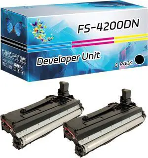 FS-4200DN Developer Unit Compatible for Kyocera ECOSYS M3860idn M3860idnf P3045dn P3050dn P3055dn P3060dn FS-2100DN FS-4100DN FS-4200DN Printers (2-Pack Black)