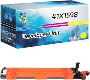 41X1598 Developer Unit Compatible for Lexmark CS921de CS923de CX920de CX921de CX922de CX923dte Printers, High Yield 300000 Pages, with Chip High-Definition Printing (1 Pack Yellow)
