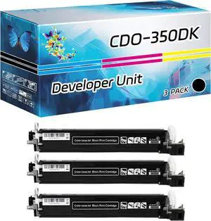 CDO-350DK Developer Unit Compatible for Pantum CP2510DN CM7115DN CM7000FDN Printers, High Yield 30000 Pages, with Chip High-Definition Printing (3 Pack Black)
