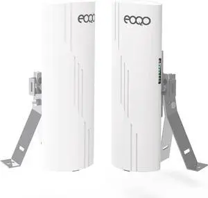 Point to Point Starlink Internet WiFi Extender with Bracket Mounts, 5.8GHz 3KM 100Mbps Outdoor Long Range Network Transmission for Starlink Gen 3 Router, Starlink Mini, 14dBi High Gain Antenna,2 Pack