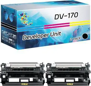 DV-170 Developer Unit Compatible for Toshiba ECOSYS M2035dn M2535dn P2135d P2135dn FS-1035MFP FS-1135MFP FS-1320D Printers (2-Pack Black)