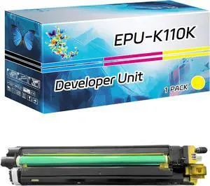 EPU-K110K Developer Unit Compatible for Toshiba E Studio 4515AC 5015AC Printers, High Yield 400000 Pages, with Chip High-Definition Printing (1 Pack Yellow)