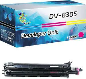 DV-8305 Developer Unit Compatible for Copystar TASKalfa 3050ci 3051ci 3550ci 3551ci Printers, High Yield 50000 Pages, with Chip High-Definition Printing (1 Pack Magenta)