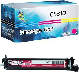 CS310 Developer Unit Compatible for Lexmark CX310dn CX310n CX317dn CX410de CX410dte CX410e CX417de CX510de CX510dhe CX510dthe CX517de Printers, High Yield 20000 Pages (Magenta)