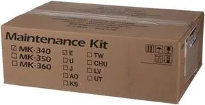 Kyocera 1702J07US0 Model MK-340 Printer Maintenance Kit For Kyocera FS-2020D - Includes Drum, Developer and Fuser Units, Feed Holder, Separation Holder, Transfer Roller, DC Brush - Up To 300000 Pages
