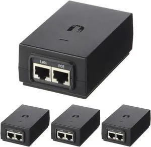 Ubiquiti Networks POE-24-24W-G PoE Injector, 24W, Black (Pack of 4)