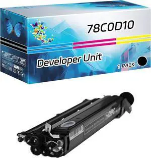 78C0D10 Developer Unit Compatible for Lexmark C2325 C2425 C2535 C2240 MC2325 MC2425 MC2535 MC2640 XC2235 4240 Printers, High Yield 22500 Pages, with Chip High-Definition Printing (1 Pack Black)