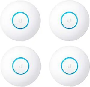 UniFi nanoHD UAP-nanoHD-US Compact Dual Band Wave2 Enterprise Wi-Fi 4x4 MIMO 1730 Mbps (4-Pack)