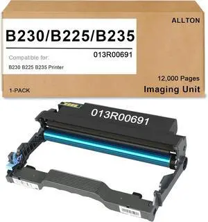B230 B225 B235 Drum Unit Compatible 013R00691 Black Imaging Kit Replacement for B225 B230 B235 Printer 12,000 Pages(1-Pack,Black)