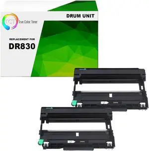TCT DR830 Drum Unit 2 Pack - Compatible Replacement for Brother DR-830 Works with Brother DCP-L5500DN, HL-L5000D L6200DWT L6300DW, MFC-L5700DW L5900DW L6700DW L6800DW Printers (50,000 Pages)