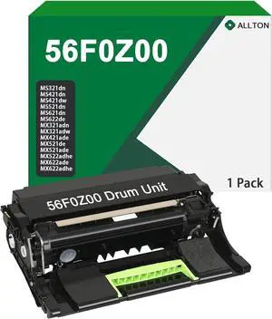 56f0z00 Imaging Unit 56F0Z00 Drum Unit Replacement for Lexmark MS321dn MS421dn MS421dw MS521dn MS621dn MS622de MX321adn MX321adw MX421ade MX521de MX521ade MX522adhe MX622ade MX622adhe Printer(1-Pack)
