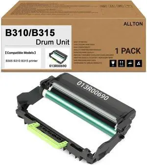 013R00690 Imaging Unit B310 Black Drum Unit Compatible for Xerox B305 B310 B315 Printer (1-Pack)