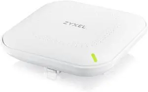 Zyxel WiFi 6 AX3000 Wireless Gigabit Access Point | Mesh, Seamless Roaming, Captive Portal & MU-MIMO | WPA3 Security | Cloud, App or Direct Management | POE+ | AC Adapter Included |NWA90AX PRO