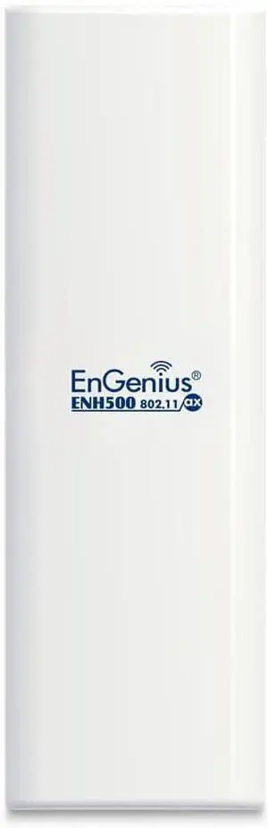 EnGenius ENH500-AX 5GHz Wi-Fi 6 (802.11ax) 2x2 Outdoor Wireless Bridge, up to 1,200 Mbps, high 26 dBm Transmit Power, IP55-rated Weatherproof & dustproof housing