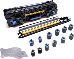 Altru Print C2H67A-DLX-AP (C2H67-67901) Deluxe Maintenance Kit for Laser Printer Series M806 M830 (110V) with RM1-9712 (C2H67-69001, CF367-67905) Fuser, Transfer Roller Assembly & Tray 2-5 Rollers