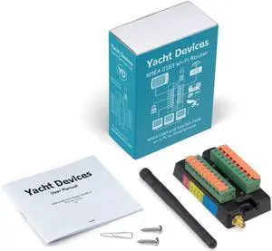 Yacht Devices Boat NMEA 0183 Wi-Fi Router (YDWR-02) for Yacht and Boat Network - 4 x NMEA0183, 1 x SeaTalk, WiFi