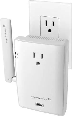 Amped Wireless High Power AC1200 Plug-in Wi-Fi Range Extender (REC22P)