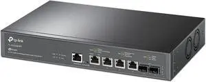 TP-Link TL-SX3206HPP | 6 Port 10G L2+ Managed PoE Switch | 4 PoE++ Port @200W, 2 x 10G SFP+ Slots | PoE Recovery | Omada SDN Integrated | IPv6 & Static Routing | 5 Year Manufacturer Warranty