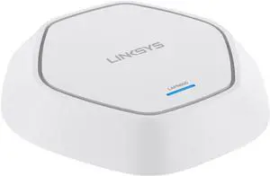 Linksys LAPN300: Wireless Business Access Point, Wi-Fi, Single Band 2.4 GHz N300, PoE, Range Extension via WDS and Workgroup Bridge (White)