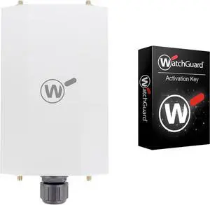 WatchGuard AP332CR - Wi-Fi 6 Indoor/Outdoor Access Point - 802.11ax - WPA3-2x2 Radio, 4 Ext Antennas - IP67-Rated - Includes 3-YR Standard Wi-Fi Management License (WGA332000000 + WGWSM00603)