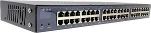 PoE Texas - 24 Port 802.3bt Managed PoE Injector - Network Power Over Ethernet Gigabit Injector PoE Adapter with App & Web Control - 80 Watts Per Port for Smart Lighting, PTZ & NDI Cameras and More