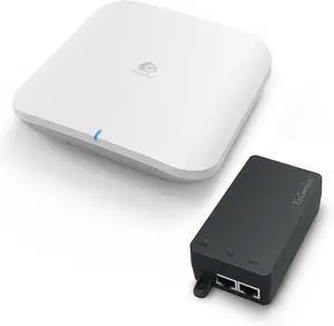 EnGenius Cloud Managed [ECW526-P] Wi-Fi 7 2x2x2 Tri-Band Access Point with EXT5060XBT PoE++ 60W 802.3bt 10GbE Injector