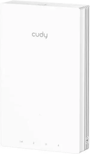 Cudy AP3000 Wall WiFi 6 AX3000 Wall Plate Wireless Gigabit Access Point, Support OFDMA, MU-MIMO, PoE Powered, Cudy App Control or Web Configuration