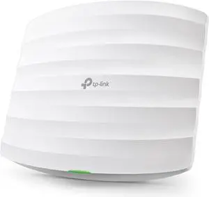 TP-Link EAP225 Point d'Accès Wi-Fi Double Bande AC 1350Mbps PoE Gigabit - Plafonnier (300Mbps en 2.4GHz + 867Mbps en 5GHz, 1 port Gigabit, Support PoE)