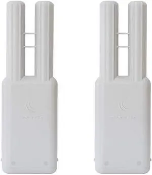 Mikrotik OmniTIK 5 PoE (RBOmniTikUPA-5HnD) 2-UNITS weatherproof outdoor Access Point with dual-polarized omni antennas, 5xEthernet ports with PoE output, 802.11a/n wireless radio