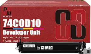 CS720 Developer Units Compatible for Lexmark 74C0D10 74C0D20 74C0D30 74C0D40 Developer Units Work for Lexmark C4150 CS720 CS725 CX725 XC4140 XC4150 Printers 1 Black Pack