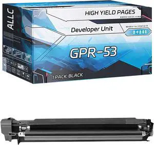 GPR-53 Developer Unit Compatible with Canon imageRUNNER ADVANCE C3325i C3330i C3525i C3530i DX C3720i DX C3725i DX C3730i Printers, High Yield 160000 Pages, Experience Superior Printing (Black)