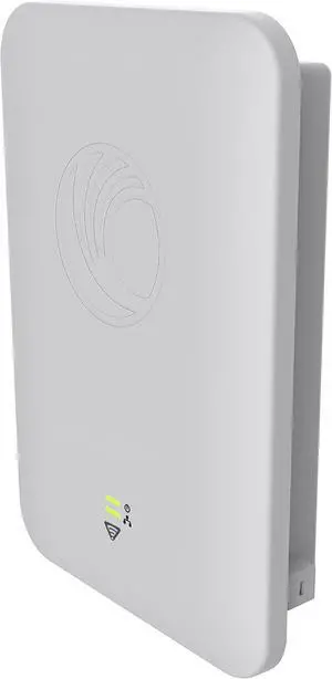 Cambium Networks E501S Outdoor 90-120 Sector 802.11ac WLAN AP with tilt Bracket & PoE Injector - High Density Long Range Access Point - Dual Band 2.4 GHz & 5 GHz (FCC) (PL-501SP00A-US)
