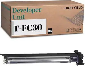 Compatible for Toshiba T-FC30 Developer Unit Replacement Work for E-Studio 2050C 2051C 2550C 2551C Printer (1Black)