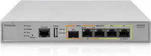 EnGenius Cloud Managed VPN Router ESG320 2.1 GHz Dual-Core, Dual-WAN, 4 Gigabit LAN (1 PoE+), 1 SFP, Auto-VPN, stateful Firewall, Cellular failover