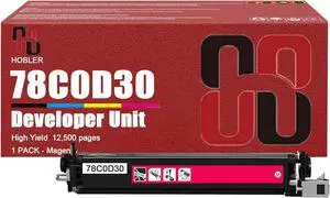 CS421 Developer Units Compatible for Lexmark 78C0D10 78C0D20 78C0D30 78C0D40 Developer Units Work for Lexmark C2240 C2325 C2425 C2535 CS521 CS421 CX421 CX522 Printer 1 Magenta Pack