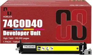 CS720 Developer Units Compatible for Lexmark 74C0D10 74C0D20 74C0D30 74C0D40 Developer Units Work for Lexmark C4150 CS720 CS725 CX725 XC4140 XC4150 Printers 1 Yellow Pack