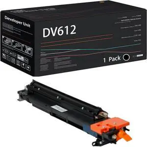 DV612 Developer Unit Compatible for Konica Minolta bizhub 552 652 C452 C552 C552DS C652 C652DS Printers, High Yield 1240000 Pages (Black)