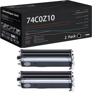 74C0Z10 Developer Unit Compatible for Lexmark C4150 CS720de CS720dte CS725de CS725dte CX725de CX725dhe CX725dthe Printers (2 Pack Black) 74C0Z10 Developer Unit Compatible for Lexmark C4150 CS720de CS720dte CS725de CS725dte CX725de CX725dhe CX725dthe Printers (2 Pack Black)
