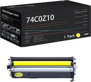 74C0Z10 Developer Unit Compatible for Lexmark C4150 CS720de CS720dte CS725de CS725dte CX725de CX725dhe CX725dthe Printers (1 Pack Yellow)