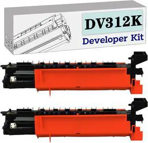 PUCIO Compatible A7Y003D DV312K Developer Unit, Replacement Suitable for Konica Minolta 227 287 Printers 2 Pack