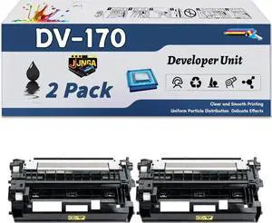 Work for Toshiba ECOSYS M2035dn M2535dn P2135d P2135dn FS-1035MFP FS-1135MFP FS-1320D FS-1370DN Printers, Replacement for Toshiba DV-170 Developer Unit, Capacity of 100000 Pages (2-Pack Black)