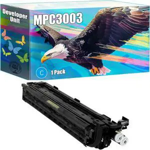 MPC3003 Developer Unit Compatible for Ricoh MP C3003 C3503 C4503 C5503 C6003 Printers, High Yield 170000 Pages, Bright Colors Clear Printing (1 Pack Cyan)