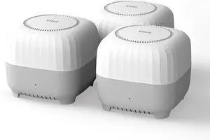 DBIT AC1200 Whole Home Mesh WiFi System, Covers up to 6,000 Sq Ft, Dual-Band 1200Mbps Mesh Network for 90 Devices, Replaces Wireless Router and WiFi Extender, 4 Gigabit Ports per Unit (D-MAC3, 3-Pack)