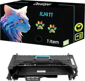 High Yield IU411 Developer Unit+Drum Unit Compatible for Konica Minolta Bizhub 223 283 363 423 36 42 Printers, Print Clearly (1 Pack Black)